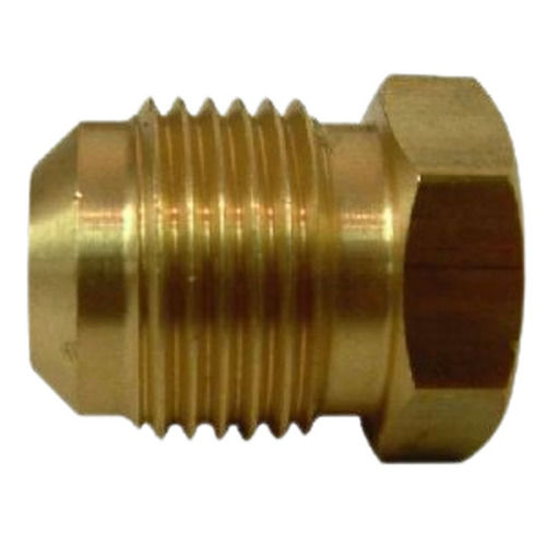 Golden 3 Mm Thick Galvanized Polishing Brass Water Plug For Industrial Use