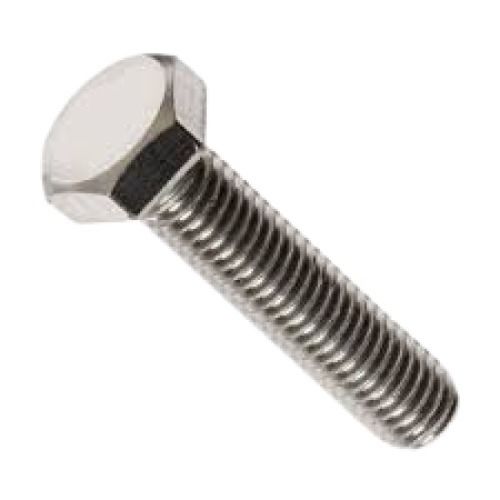 3X12 Mm Size Round Shape Easy To Fit Silver Stainless Steel Hex Bolt Diameter: 14Mm X 2 Pitch Inch (In)