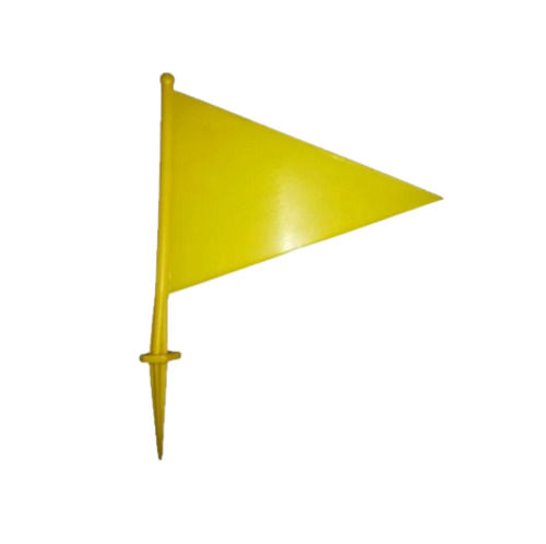 9 Inch Tringle Shape Pvc Plastic Boundary Flag For Sports Use