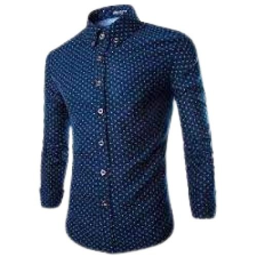 Full Sleeve Casual Wear Printed Pattern Pure Cotton Shirts Chest Size: 42 Inch