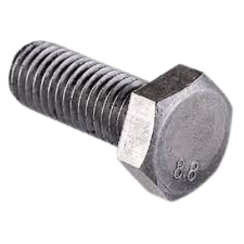 Round Shape Polished Silver Hex Screw For Industrial Use Head Size: 5 Inch