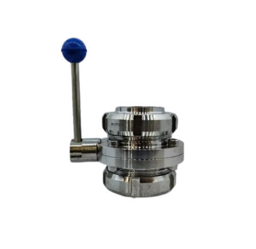 1 Inch Port Manual Power And Polished Surface Stainless Steel Sanitary Valve Application: Industrial