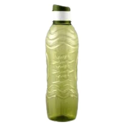 Green 1 Liter Capacity Screw Cap Sealing Plastic Water Bottle