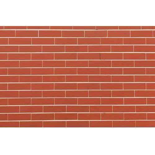 Heat Insulation 15.3Mmm Thick Rectangular Solid Clay Brick Tile For Partition Wall Use