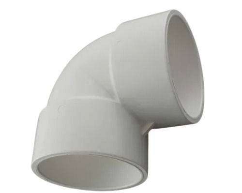 White 2.5 Inch Female Connection And Hot Rolled Upvc Elbow For Plumbing Use