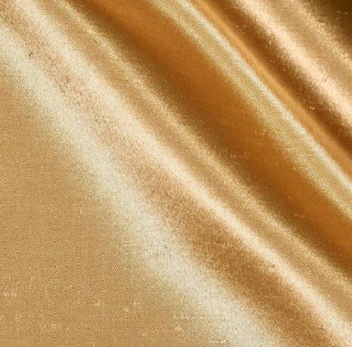 Golden 20% Shrinkage Plain Satin Shirt Fabric