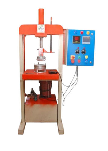 Orange 240 Voltage 500 Watt Mild Steel Body Semi Automatic Paper Plate Making Machine