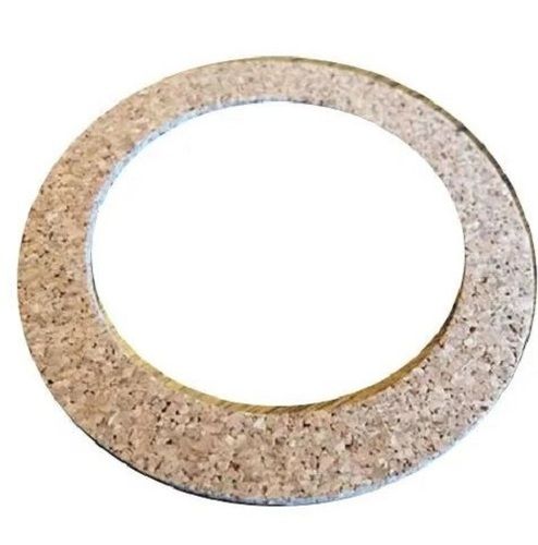 Brown 3 Mm Thick Round Cork Gaskets For Industrial Purpose