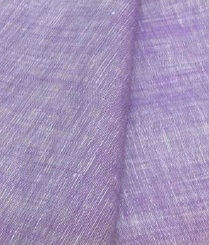 Light Purple 58 Inch Width Formal Semi Linen Shirting Fabric