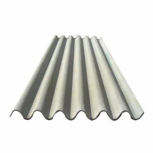 6.3 Mm Thick Water And Fire Resistance Plain Cement Roofing Sheet