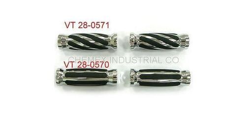 Alloy Chrome Plated Motorcycle Handlebar Hand Grips