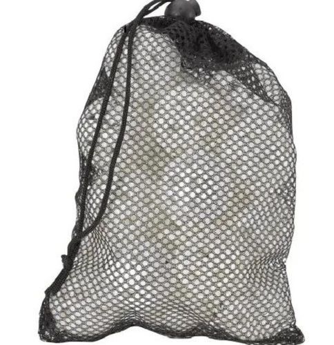 Black Colored Multipurpose Mesh Drawstring Bag 