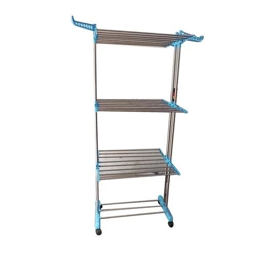 Foldable And Portable Stainless Steel Clothes Drying Stand