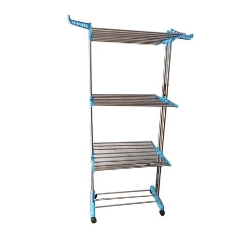 Corrosion Resistance Foldable And Portable Stainless Steel Clothes Drying Stand