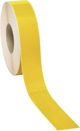 Yellow Less Rigid High Impact Strength Barrier Pvc Reflective Retro Tape For Construction