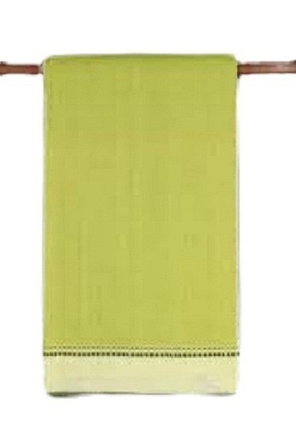 Green South Style Plain Pattern Casual Wear Pure Cotton Ladies Sarees