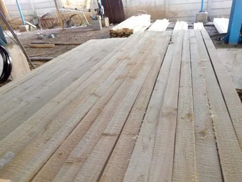 Rectangular Hardwood Pine Wood Plank