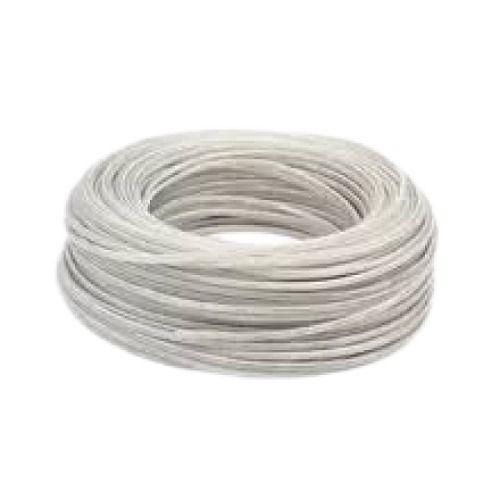 Round Shape High Quality Flexible White Electrical Wire Cable Capacity: 4A 2.5 = 9 Watt (W)