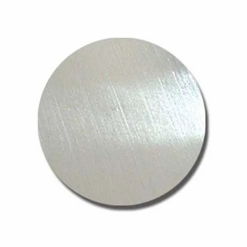 Silver 10 Inches Round 10 Mm Thick Corrosion Resistance Polished Aluminum Circle