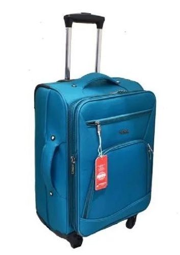 Blue 100 Kg Capacity Rectangular Plain Canvas Luggage Bag