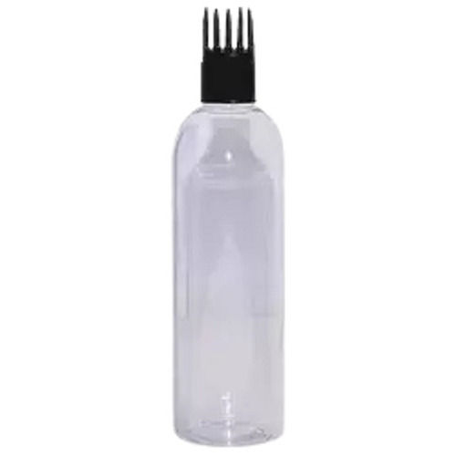 120ml Capacity 26mm Round Screw Cap Glossy Plastic Hair Oil Bottle