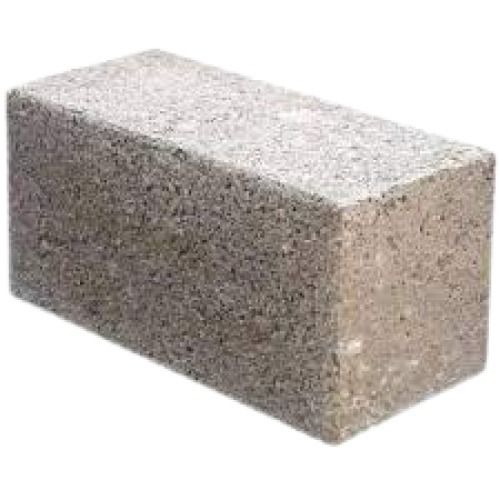 Gray 24 X 8 X 6 Inch Rectangle Shape 6 Mm Thickness Solid Concrete Bricks 