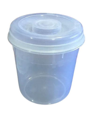 3 Kilogram Capacity 10 Inches Microwave Safe Plastic Round Container