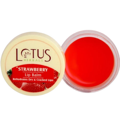5 Grams Safe To Use Rehydrates Dry And Cracked Lips Strawberry Lip Balm