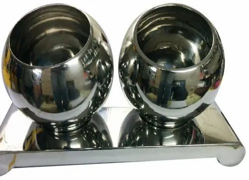 Silver 5000 Ml Capacity Corrosion Resistance Mirror Finished Stainless Steel Pot