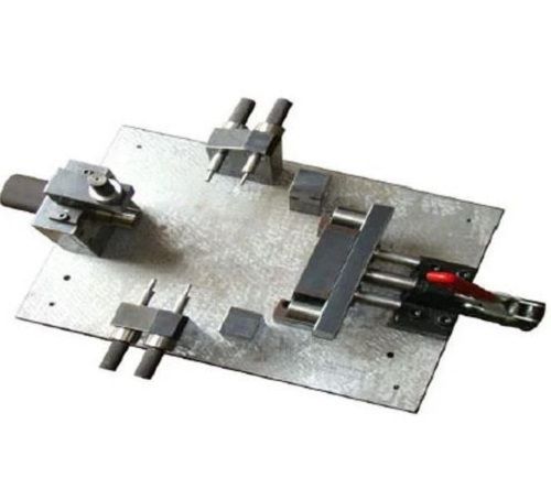 Anodized 60 Hrc Hardness Rectangular Metal Jig Fixture For Industrial