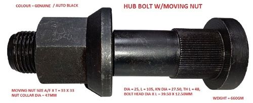 Auto Black Automobile Hub Bolt Usage: Automobilve