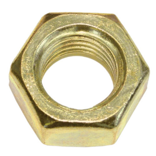 Gloden Corrosion Resistance Galvanized Brass Machine Nut For Industrial Use