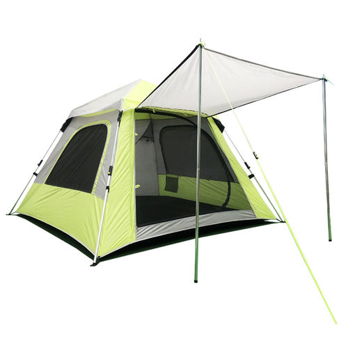 Double-Layer Waterproof Instant Pop Up Tents For Camping Capacity: 3-4 Person