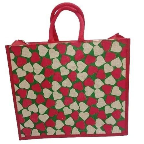 Multi Color Printed And Recyclable Rectangular Polyester Handbag 