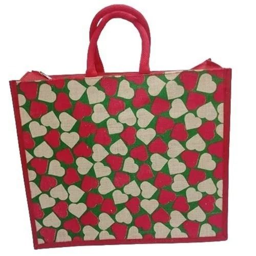 Bags Multi Color Printed And Recyclable Rectangular Polyester Handbag 