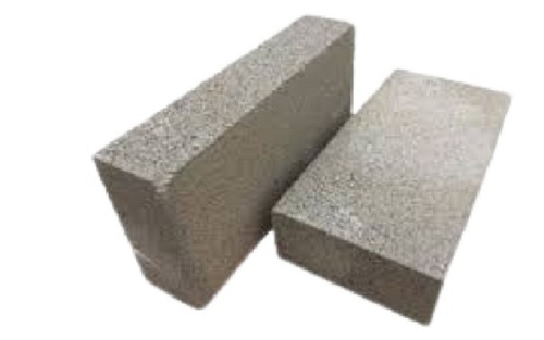 Gray Rectangle 9 X 3 X 2 Inch Solid 0-25 Mm Thickness Grey Concrete Bricks