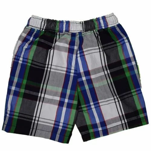 Regular Fit Anti Wrinkle Plain Pattern Skin Friendly Cotton Shorts Age Group: 3 To 5