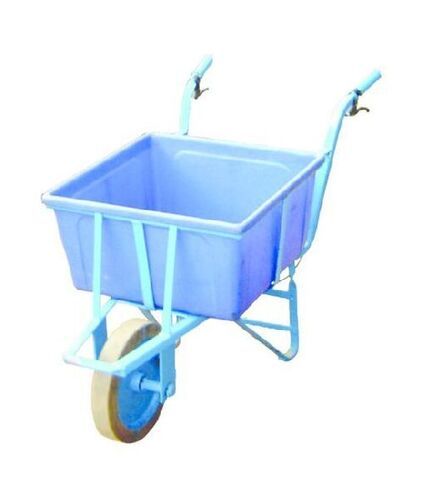 10.6 Kilogram Paint Coated Mild Steel And Plastic 15 Inches Round Wheel Barrow Application: Outdoor