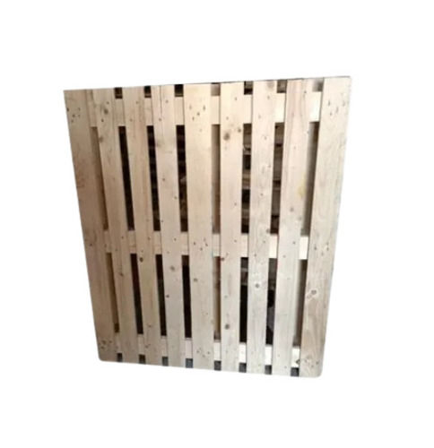 Brown 1000 Kg Load Capacity Rectangular Two Way Wooden Pallet