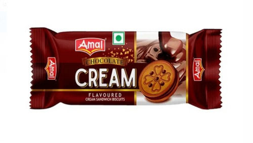 20 Grams Crispy And Tasty Solid Sweet Round Chocolate Cream Biscuit Fat Content (%): 1.8 Percentage ( % )