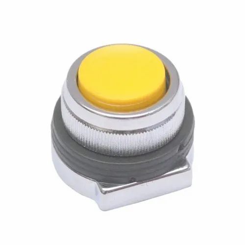 Yellow And Silver 230 Voltage 50 Hertz Medium Pressure Single Phase Push Button Actuator