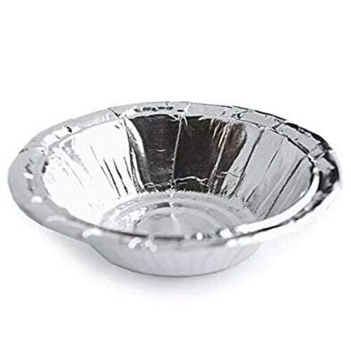 3 Inches Round Heat And Cold Resistance Disposable Silver Paper Bowl Lead Time: 00