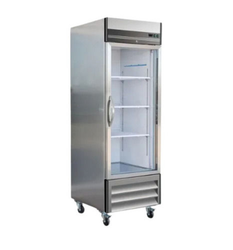 550 Liter Capacity Glass Door Stainless Steel Electrical Visi Cooler