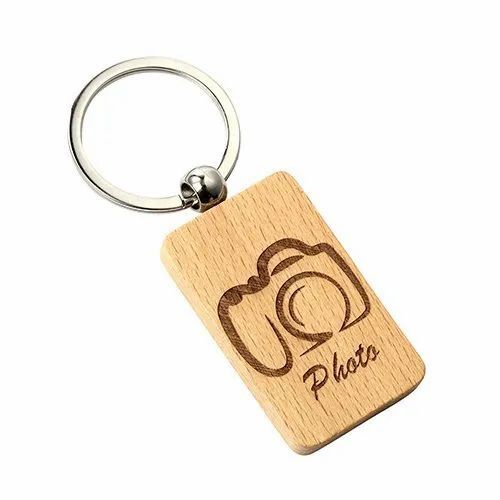 रेक्टेंगल लाइटवेट रेक्टेंगुलर स्टेनलेस स्टील और वुडन प्रोमोशनल किचेन