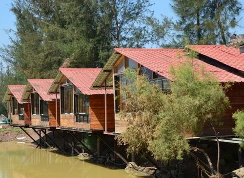 Pine Wood Prefabricated Wooden House