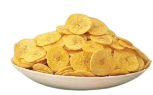Round Shape Hygienically Packed Fried Salty Banana Chips 