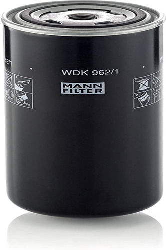 Black Spin On Oil Filter - Mann Wdk 962/1