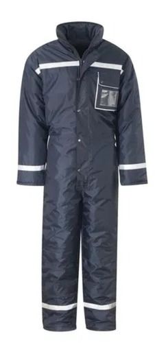 Black Washable And Breathable Polyester Cold Storage Suit