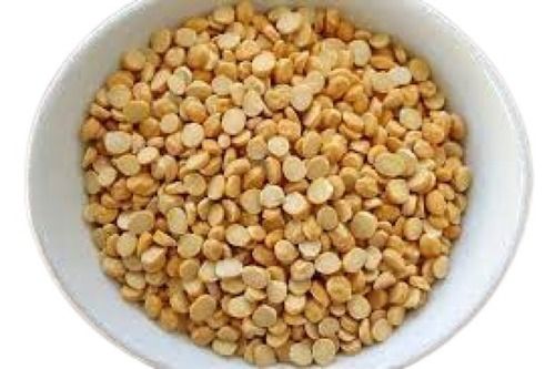100% Pure Indian Origin Yellow Round Shape Dried Chana Dal