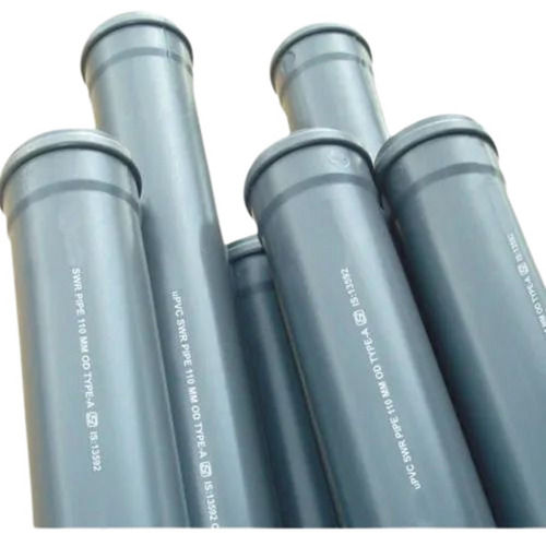 2 Mm Thick 110 Mm Diameter Round Plastic Pvc Pipe For Plumbing Use